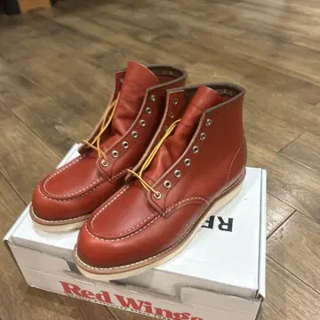 Red Wings 빨간색 워크 부츠 사이즈 US8E