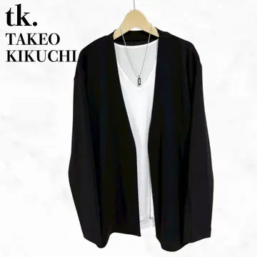tk.TAKEO KIKUCHI 노버튼 가디건 상의 가디건