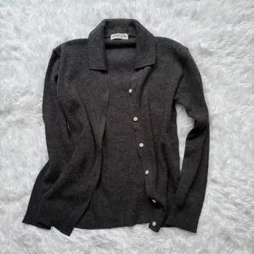 AQUAMB BY SEANA 차콜 그레이 가디건