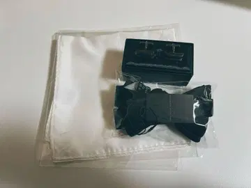 트리트 드레싱 커프스 나비 넥타이 포켓 치프 셔츠 세트