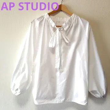 AP STUDIO 풀오버 긴팔 셔츠 루즈 와이드 사이즈