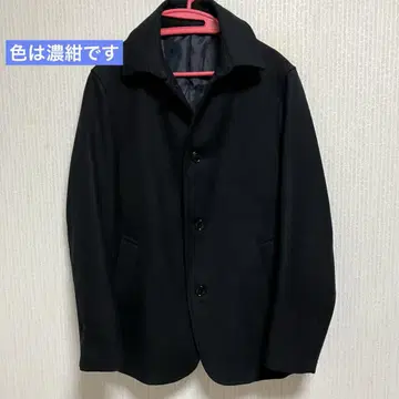시착만 한 상품 컴시즘 스텐카라 코트 네이비 겨울 아우터