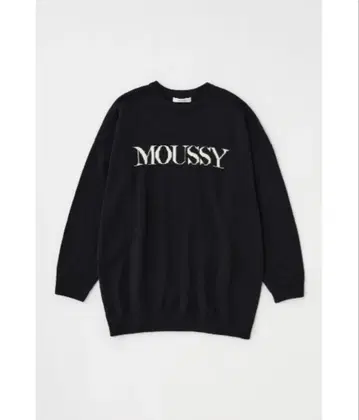 MOUSSY 블랙 니트 스웨터 FREE 사이즈