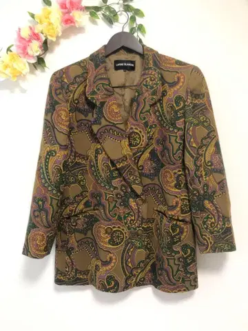 LAPINE BLANCHE 라핀 블랑슈 페이즐리 무늬 자켓 레트로