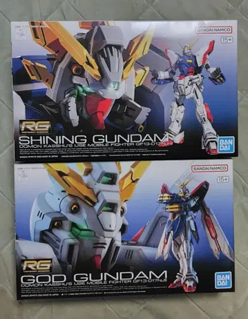 RG 샤이닝 건담 & 갓 건담 세트
