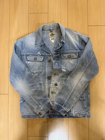 Wrangler RHC 라이트 블루 데님 자켓