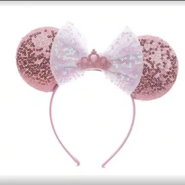 Disney 미니 마우스 핑크 스팽글 머리띠