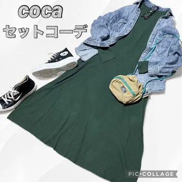[팔로우 할인 있음] 새상품급 coca 롱 원피스 데님 셔츠 묶음 판매