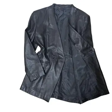 새상품급 노카라 가죽 자켓 더블 양가죽 램스킨 고급 일본제