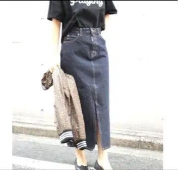 정가 13200엔 Spick & Span Something 데님 스커트