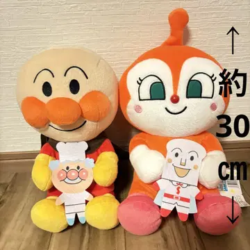 호빵맨 & 짤랑이 봉제 인형 세트