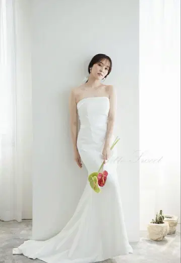 비터 스위트 머메이드 라인 웨딩 드레스