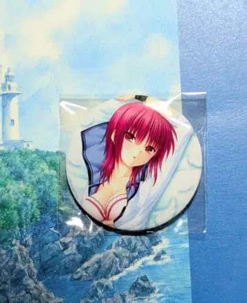 AngelBeats! 럭키 챌린지 복권 BIG 캔 배지 이와사와 마사미