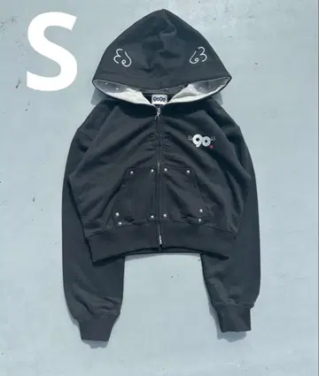 90 Logo Dot Zip Hoodie