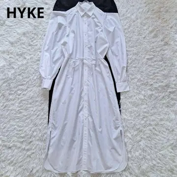 새상품급 HYKE x BIOTOP 별주 정가 4.6만 롱 셔츠 원피스