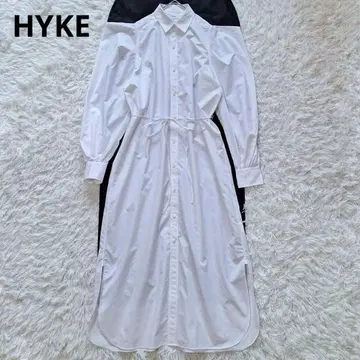 새상품급 HYKE x BIOTOP 별주 정가 4.6만 롱 셔츠 원피스