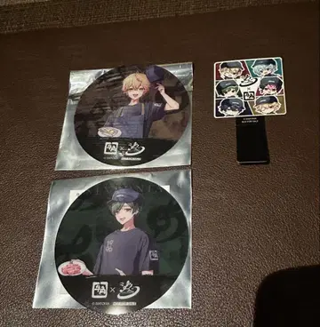 시쿠포니 규각 콜라보 코스터 미코토 & 스치 & 피크