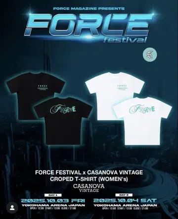 FORCE FESTIVAL x CASANOVA VINTAGE 셔츠