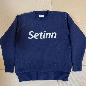Setinn Jacquard Knit 네이비 S사이즈