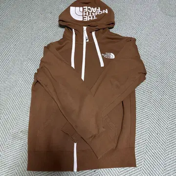 THE NORTH FACE 브라운 후드티 S