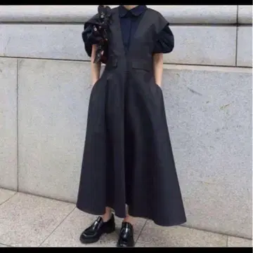 [ MACHATT ] 마차트 V넥 오버롤 스커트 machatt