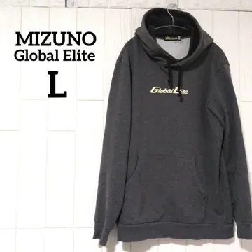 MIZUNO Global Elite 후드티 L 그레이 야구