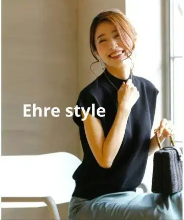 Ehre style 실루엣에 구애받은! 느슨함이 예쁜 하이 게이지 니트