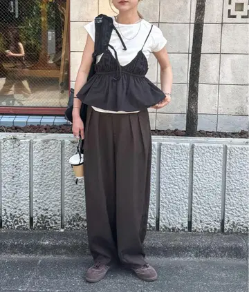feepur 개더 브라탑 뷔스티에