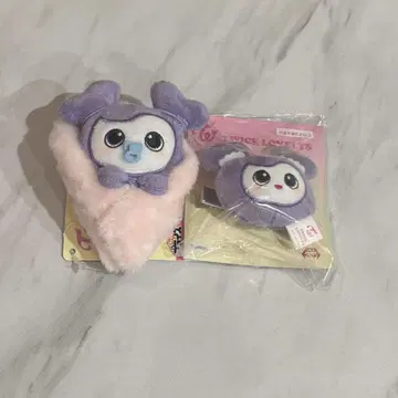 TWICE LOVELYS 봉제 인형 헤어핀 싸개 마스코트 서브리