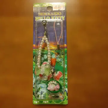헬로키티 스트랩 펄 비즈