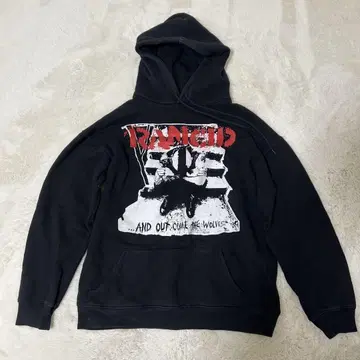 RANCID 그래픽 후드티
