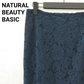 NATURAL BEAUTY BASIC 레이스 타이트 스커트