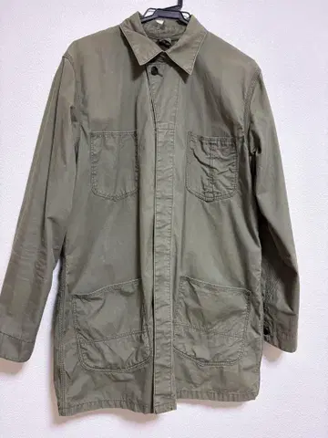 Lee 밀리터리 자켓 올리브색 카모플라쥬 안감