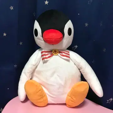 핑가 마린 리본 BIG 봉제 인형 핑구