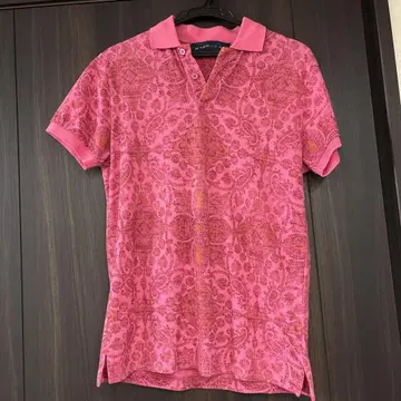 [ 무료배송 ] ETRO 피케 셔츠 XS 핑크