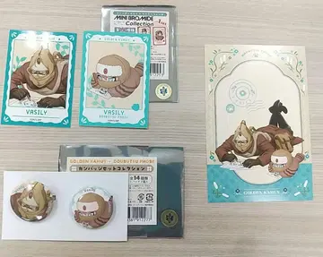 익명 배송 골든 카무이 동물 포즈 바실리 캔뱃지 외