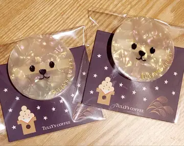 TULLY'S 타리즈 오츠키미 베어풀 클립 헤어핀 클립 2개