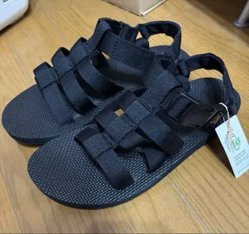 택 포함 새상품 Teva 테바 여성용 블랙 스포츠 샌들 24