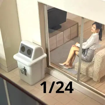 1/24 빈 캔 수납 피규어에 미니카에 디오라마에 1/64보다 큼