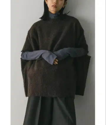 STYLEMIXER 암 슬릿 믹스 니트