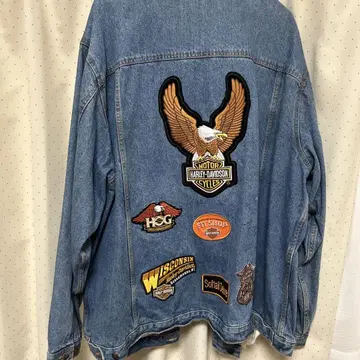 할리데이비슨 데님 자켓 4XL 정도?