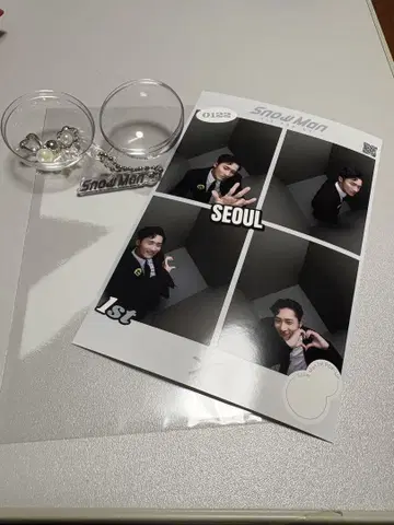 SnowMan 팝업 이와모토 히카루 프리쿠라 키링