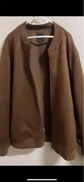 ZARA 페이크 스웨이드 봄버 자켓