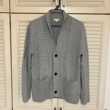 Gap 그레이 버튼 가디건 사이즈 L