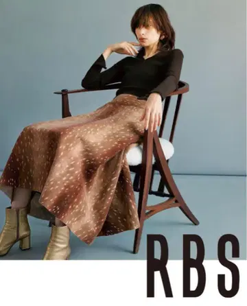 RBS 밤비 애니멀 플레어 롱 스커트 RayBEAMS