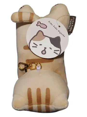 후쿠후쿠후쿠냥코 봉제 인형 패스 케이스 하핀즈