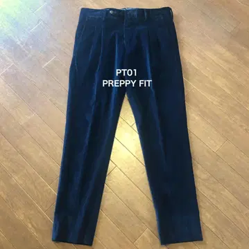 PT01 PREPPY FIT 코듀로이 슬랙스 네이비 46