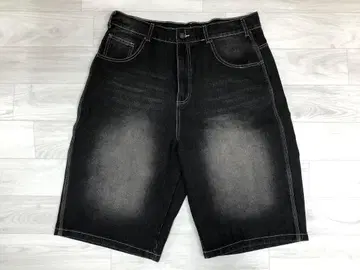 JADED LONDON Washed Black Jumbo Jorts