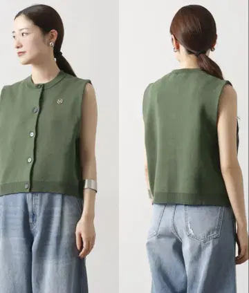 YENN 더블 페이스 니트 베스트 DOUBLE FACE KNIT VEST