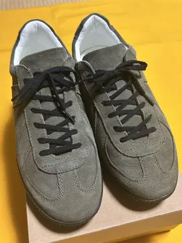 GERMAN TRAINER 다크 그린 스니커즈 43